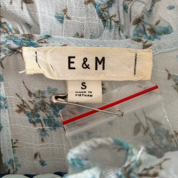 Baby Blue Ruffled Dress - Picture 3 of 4